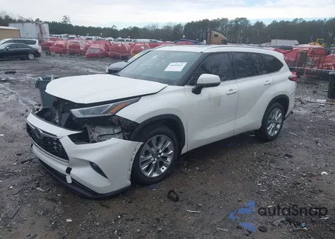 2021 Toyota Highlander Limited from USA, damaged, VIN 5TDYZRAH2MS530538